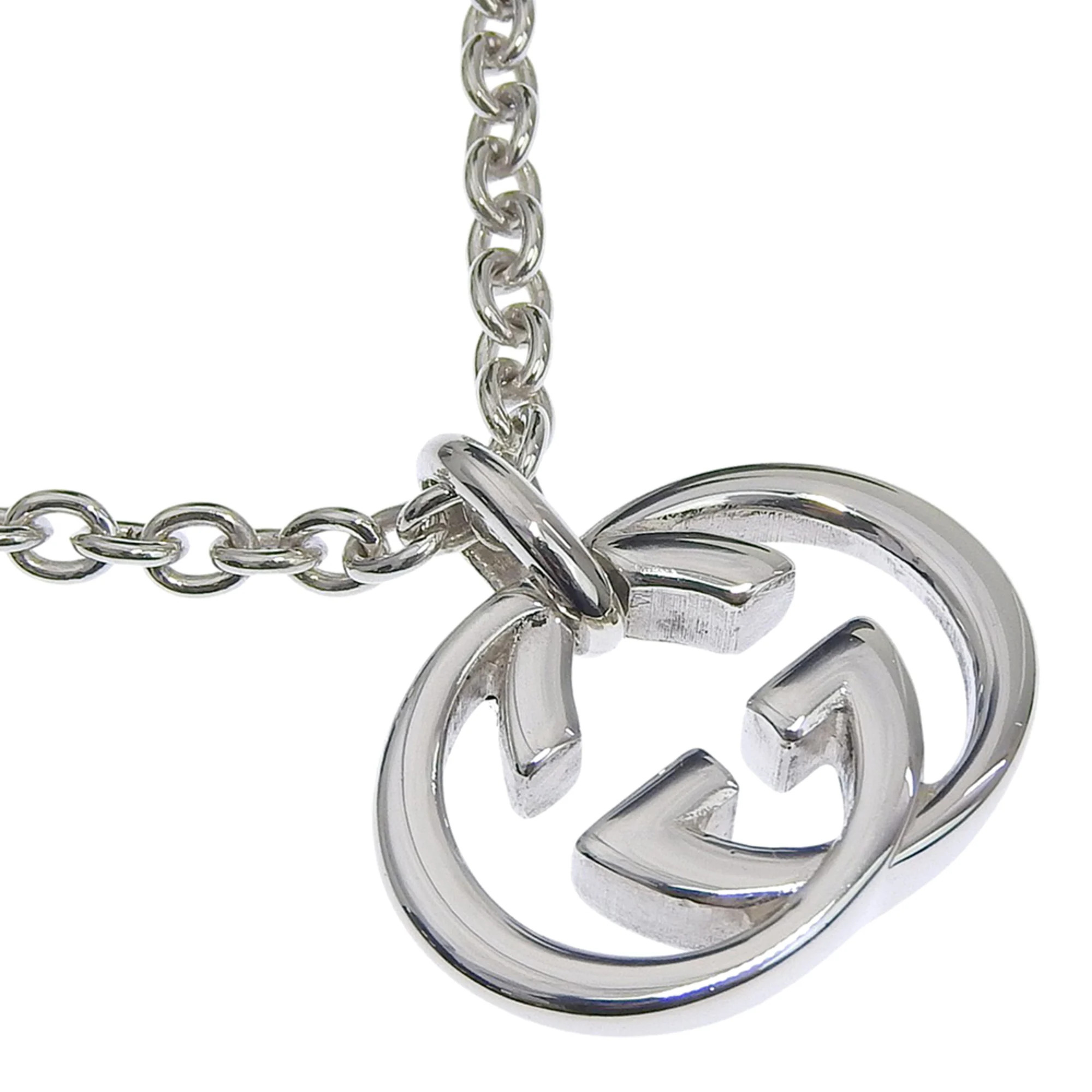Gucci Interlocking G Necklace, Sterling Silver 925, Approx. 26.4g, Unisex